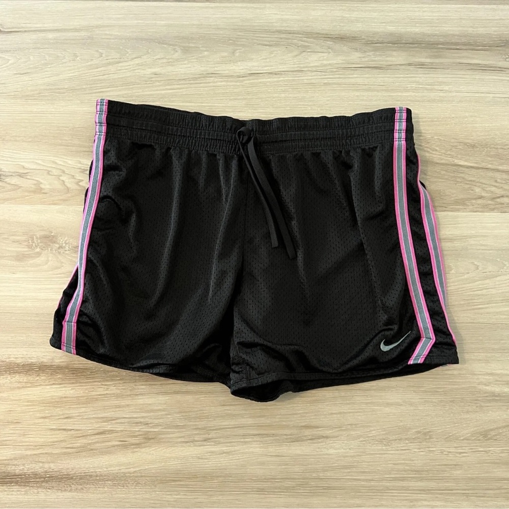 Nike Mesh dri-fit Athletic Shorts 
Black Pink Light Weight